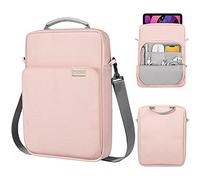 MoKo 9-11'' Custodia Portatile con Manico con iPad 10a/Air 5 10.9" 2022, iPad 9a 8a 7a Gen 10.2, iPad PRO 11 M2 2022-2018, iPad Air 4 10.9, Galaxy Tab S8/A8/A7 2022, Rosa