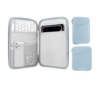 MoKo 9-11'' Custodia Protettiva Compatibile con iPad PRO 11 M4 2024/11 Pollici iPad Air M2 2024/iPad 10a 10,9 2024/iPad Air 5/4 10,9, Galaxy Tab S9/S8/A8/A7 2022, Blu Nebbioso