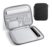 MoKo 9-11" Manicotto imbottito per tablet Custodia protettiva per iPad A16 2025/Pro 11", iPad 10./Air 5/4. 10,9'‘, i-Pad9/8. 10,2, Galaxy Tab S8/S9 11’', Borsa per tablet con maniglia, Nero