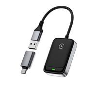 MoKo Adattatore CarPlay Wireless per iPhone 2025, Converte CarPlay Cablato in Wireless, Adattatore CarPlay con Connessione Bluetooth Stabile e Reattiva per iPhone 6+ e Auto con CarPlay