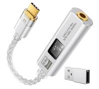 MoKo Adattatore Cuffie USB-C a 3,5mm, DAC Dongle Type-C a 3,5 Aux Jack