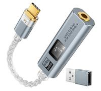 MoKo Adattatore Cuffie USB-C a 3,5mm, DAC Dongle Type-C a 3,5 Aux Jack