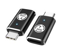 MoKo Adattatore da Lightning a USB C 2PZ, Adattatore iPhone a USB C per iPhone 17 Air 16 15 Pro Max, Ricarica Rapida/Trasmissione Dati, Non per Auricolari/OTG, Nero 35W