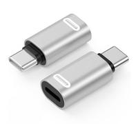 MoKo Adattatore da Lightning a USB C per iPhone 17 Air 16 15 Pro Max Plus, iPad - Non Per Cuffie/Unità Flash USB/Apple Pencil, 2 PZ Adattatore Phone a Tipo C, Ricarica Rapida, Argento PD