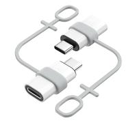 MoKo Adattatore da Lightning a USB C 2 Pezzi, Adattatore da USB-C a Lightning per iPhone 15/16 Pro/16 PRO Max/Plus, Galaxy S24, iPad, Non per Auricolari Lightning/Headphones/Hard Drive/OTG, Bianco