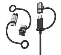 MoKo Adattatore de Charge USB C Compatibile con Garmin Watch 3Pack, Argento