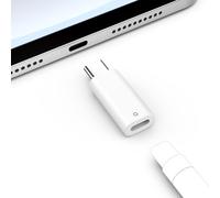 MoKo Adattatore di Ricarica da USB C a Pencil Compatibile con Apple Pencil 1a Gen., Connettore iPencil per iPad 10a Gen., Adattatore da USB-C a Apple Pen per Ricarica, Accoppiamento Bluetooth