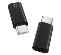 MoKo Adattatore per Cuffie Audio da USB C a 3,5 mm, Dongle da Tipo C a Cuffie con Jack Aux da 3,5 mm Compatibile con iPhone 16 15 Pro Max Plus, Galaxy S24 S23 S22, iPad Air/Pro, MacBook, Pixel, Nero