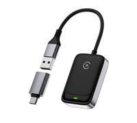 MoKo Adattatore wireless CarPlay per iPhone 2025, solo per iPhone iOS 10+ e auto con gioco auto integrato, converte il gioco cablato in dongle wireless, adattatore Bluetooth CarPlay a risposta rapida