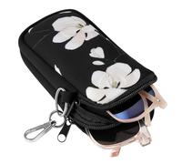 MoKo Astuccio Doppio per Occhiali, Custodia Morbida per Occhiali da Sole, Magnolia