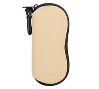 MoKo Astuccio per Occhiali da Sole, Custodia Portatile a Cerniera di Neoprene Morbido con Clip da Cintura, per Occhiali, Montature, Cosmetici, Chiavi, Penne, Schede, Carnagione