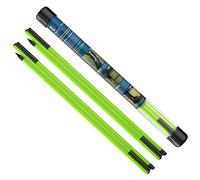 MoKo Bastone Indicatore Golf 2 PZ, Bastoni per Pratica da Golf, Bastone da Golf a Tre-Pieghe, Attrezzatura da Allenamento da Golf per Puntare, Allenare, Accessori di Postura Corretta da Golf, Verde