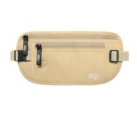 MoKo Borsa da Cintura - Marsupio Regolabile Porta Oggetti Portafoglio di Nascosto per Viaggio, Sacchetto Impermeabile con Foro per Auricolare, Beige