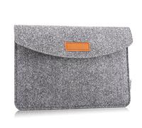 MoKo Custodia in Feltro Compatibile con iPad Air 5 10.9" 2022 Galaxy Tab S8 11/Tab A 10.1, iPad 9a Gen 10.2, iPad PRO 11 2021, Surface Go 2 10.5, iPad 8a 10.2, iPad Air 4 10.9, iPad PRO 10.5, Grigio
