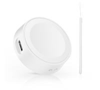 MoKo Caricabatterie Portatile per Apple Watch,Adattatore Magnetico per iWatch Serie 10 9 8 7 6 5 4 3 2 1,SE,SE2,Ultra,Ultra2,Dock di Ricarica Rapida 5V/1A Porta USB-C e Cordino Anti-smarrimento,Bianco