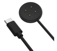 MoKo Caricatore Compatibile con Google Pixel Watch 3/Pixel Watch 2 Smartwatch, Caricabatterie Magnetico con Cavo di Ricarica USB-C da 1M per Fitbit Ace LTE/Versa 4/Versa 3/Sense 2/Sense, Nero
