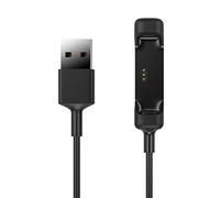 MoKo Caricatore con Pulsante di Reset Compatibile con Fitbit Flex 2, Caricabatterie di Ricambio con Cavo di Ricarica USB da 1 m, Nero