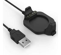 MoKo Caricatore per Garmin Forerunner 920XT, Caricabatterie con 1m Cavo USB di Ricarica & Sync Sincronizzazione per Garmin Forerunner920XT Smart Watch, Nero