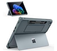 MoKo Case per il Microsoft Surface Pro 12" 2025, Copertura Protettiva Rugged All-in-One con Supporto Posteriore per Penna e Cinghia per la Mano, Compatibile con la Tastiera Type Cover, Blu Oceano
