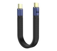MoKo Cavo USB C a USB C Corto, Cavo USB C Rapido Trasferimento Dati con Supporto OTG, Display 8K, Cavo USB4 per Interfaccia Thunderbolt 4/3, Cavo USB-C a USB-C da 240W per Tutti i Dispositivi USB-C