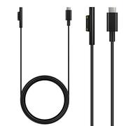 MoKo Cavo USB-C di Carica per Surface con Indicatore LED, 1,8m -Compatibile con Surface Pro X/7/6/5/4/3, Laptop 2&3, Book