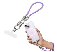 MoKo Cavo USB Cinturino Polso Antifurto Per Cellulare(Viola/0.98ft)