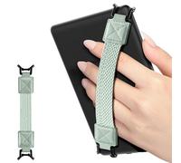 MoKo Cinghia da Mano Sottile per Lettori E-Book Kindle da 6-8" Fire Tablet, Kindle/Kobo/Voyage/Lenovo/Sony Tabletta, Nero, Alta elasticità, Versatile, Supporto di presa Digitale Leggero, Verde Agave