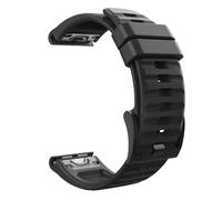 MoKo Cinturino Compatibile con Garmin Fenix 7/5/5 Plus/6/6 Pro/Epix Gen 2/Forerunner 935/945/Approach S60/S62/Quatix 6/Instinct, 22mm Quick Fit Braccialetto Morbido di Ricambio in Silicone - Nero