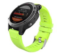 MoKo Cinturino Compatibile con Garmin Fenix 7/6/6 Pro/5/5 Plus/Epix Gen 2/Forerunner 935/945/Instinct 2/MARQ, 22mm Quick Fit Braccialetto di Ricambio in Morbido Silicone, Verde