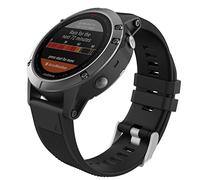 MoKo Cinturino Compatibile con Garmin Fenix 7/6/6 Pro/5/5 Plus/Epix Gen 2/Forerunner 935/945/Instinct 2/MARQ, 22mm Quick Fit Braccialetto di Ricambio in Morbido Silicone, Nero