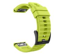 MoKo Cinturino Compatibile con Garmin Fenix 7/7 Pro/6/6 Pro/5/5 Plus/Instinct/Instinct Solar/Instinct 2/Forerunner 965/955, 22mm Quick Fit Braccialetto Morbido di Ricambio in Silicone,VerdeFluorescent