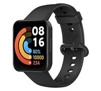 MoKo Cinturino Compatibile con Redmi Watch 2 Lite/Xiaomi Poco Watch, Cinturino Sportivo di Ricambio in Morbido Silicone per Donne Uomini, Nero