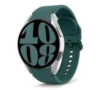 MoKo Cinturino Compatibile con Samsung Galaxy Watch 7 FE 6 5 4 40mm 44mm/Watch 6 4 Classic 43mm 47mm 42mm 46mm/5 Pro 45mm, 20mm Cinturino di Ricambio in Silicone Morbido, Verde Scuro