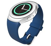 MoKo Cinturino Compatibile con Samsung Gear S2 Smartwatch, Cinturino Sportivo di Ricambio in Silicone Morbido per Gear S2 SM-R720/SM-R730, Blu Royal