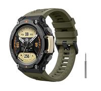 MoKo Cinturino Compatibile con T-Rex 2 Smartwatch, Cinturino di Ricambio in Silicone Morbido con Cacciavite in Metallo, Verde giungla