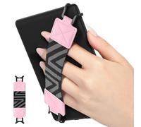 MoKo Cinturino di Sicurezza per 6-8" Kindle eReaders Fire Tablet - Kobo/Voyaga/Lenovo/Sony Kindle E-Book Tablet, Cinturino da Mano Versatile ad Alta Elasticità Supporto Antiscivolo, Cento Motivi Rosa