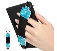 MoKo Cinturino di Sicurezza per 6-8" Kindle eReaders Fire Tablet - Kobo/Voyaga/Sony Kindle E-Book Tablet, Cinturino da Mano Versatile ad Alta Elasticità Supporto Antiscivolo, Disegno a Linea