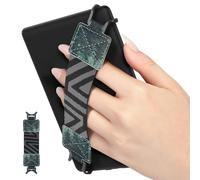 MoKo Cinturino di Sicurezza per 6-8" Kindle eReaders Fire Tablet - Kobo/Voyaga/Sony Kindle E-Book Tablet, Cinturino da Mano Versatile ad Alta Elasticità Supporto Antiscivolo, Foresta Verde