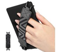 MoKo Cinturino di Sicurezza per 6-8" Kindle eReaders - Kobo/Voyaga/Lenovo/Sony E-Book Tablet, Cinturino da Mano Versatile ad Alta Elasticità Supporto Antiscivolo, Nero
