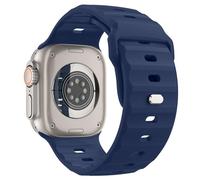 MoKo Cinturino Ocean Compatibile con Apple Watch Ultra 2 49mm 46mm 45mm 44mm 42mm per Uomo Donna, Cinturini di Ricambio Sportivi in Silicone per iWatch Serie 10 9 8 7 6 5 4 SE Ultra 2 1,Blu notte