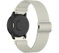 MoKo Cinturino Orologio in Nylon Elastico Compatibili con Garmin Venu 2S/3S/Vivomove 3S/Vivoactive 4S/Forerunner 265S/255S, Cinturino di Ricambio Regolabile da 18 mm per Smartwatch, Luce delle Stelle