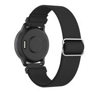 MoKo Cinturino Orologio in Nylon Elastico Compatibili con Venu 2S/3S/Vivoactive 4S/Vivomove 3S/Forerunner 255S/265S, Cinturino di Ricambio Regolabile da 18 mm per Smartwatch, Nero
