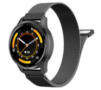 MoKo Cinturino Rete Magnetico Acciaio Inox 18 mm Compatibile con Garmin