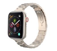 MoKo Cinturino Sottile in Metallo Compatibile con Apple Watch 41mm 40mm 38mm, Cinturino di Ricambio in Acciaio Inossidabile per iWatch Series SE 9 8 7 6 5 4 3 2 1 per Donna Uomo, Luce delle Stelle