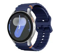 MoKo Cinturino Sportivo Compatibile con Samsung Galaxy Watch 7 FE 6 5 4 40mm 44mm/Watch 6 4 Classic 43mm 47mm 42mm 46mm/5 Pro 45mm, Cinturino in Silicone Morbido per Donna Uomo, Blu notte