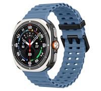 MoKo Cinturino Sportivo Compatibile con Samsung Galaxy Watch Ultra 47mm (2025/2024) per Uomo Donna, Cinturino di Ricambio in Silicone Morbido e Traspirante per Galaxy Watch 7 Ultra, Blu