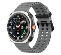 MoKo Cinturino Sportivo Compatibile con Samsung Galaxy Watch Ultra 47mm (2025/2024) per Uomo Donna, Cinturino di Ricambio in Silicone Morbido e Traspirante per Galaxy Watch 7 Ultra, Grigio brunastro