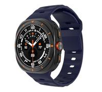 MoKo Cinturino Sportivo Compatibile con Samsung Galaxy Watch Ultra 47mm (2025/2024) per Uomo Donna, Cinturino di Ricambio in Silicone Morbido e Impermeabile per Galaxy Watch 7 Ultra, Blu notte