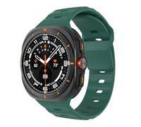 MoKo Cinturino Sportivo Compatibile con Samsung Galaxy Watch Ultra 47mm (2025/2024) per Uomo Donna, Cinturino di Ricambio in Silicone Morbido e Impermeabile per Galaxy Watch 7 Ultra, Verde scuro
