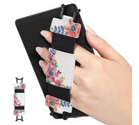 MoKo Cinturino Universale per 6" - 8" E-Reader e tablet, Cinturino Morbido da Mano Supporto Leggero con Fascetta Elastica Impugnatura per Tablet ad Alta Elasticità, Fiori Fragranti